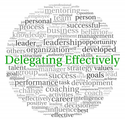 Delegating effectively